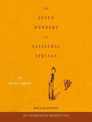 cover image of The Seven Wonders of Sassafras Springs